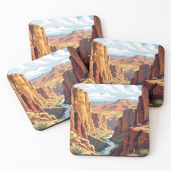 Item preview, Big Bend National Park USA Travel Vintage designed and sold by RareDeerArt.