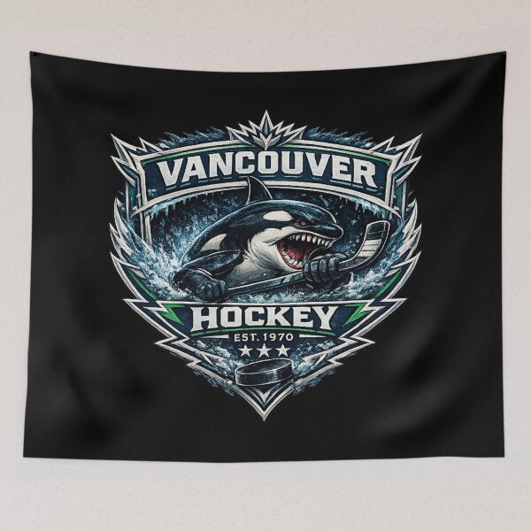 Item preview, Vancouver Hockey Orca Crest | Pacific Northwest Hockey Design designed and sold by TKOprintdesigns.