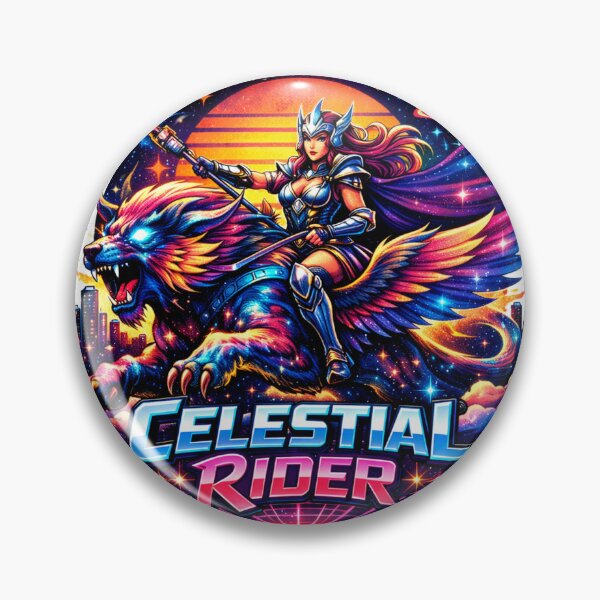Item preview, Cosmic Galactic Warrior Retro Synthwave Style designed and sold by JonelleTshirts.