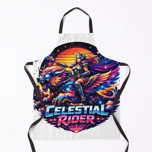 Item preview, Cosmic Galactic Warrior Retro Synthwave Style designed and sold by JonelleTshirts.