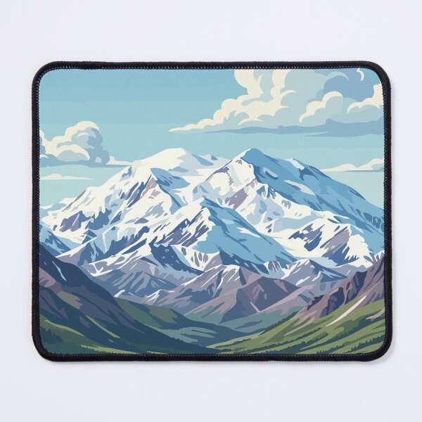Item preview, Denali National Park USA Travel Vintage designed and sold by RareDeerArt.