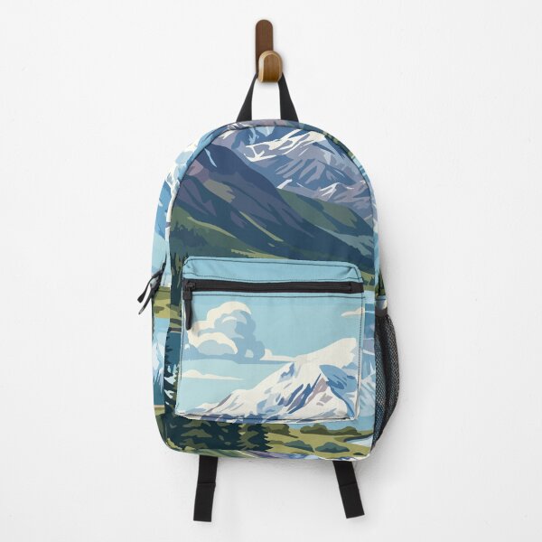 Item preview, Denali National Park USA Travel Vintage designed and sold by RareDeerArt.