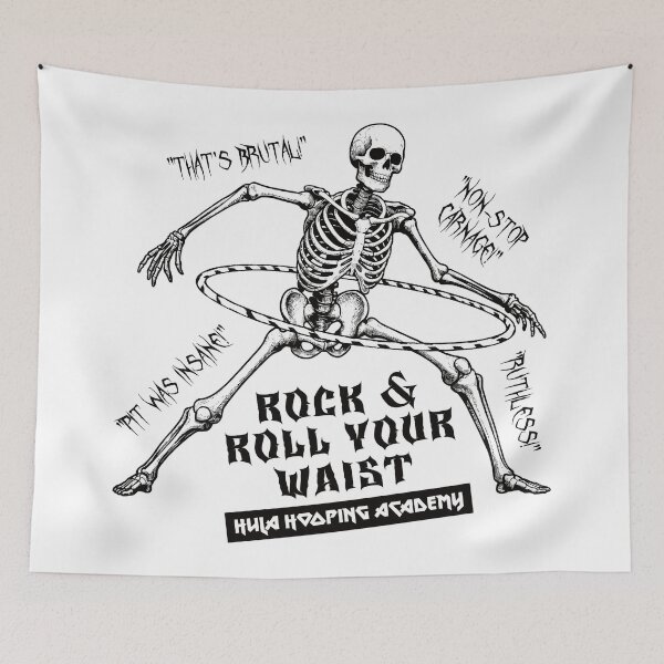 Item preview, Rock and Roll Your Waist - Hula Hooping Academy designed and sold by Keep It DRY Studio.