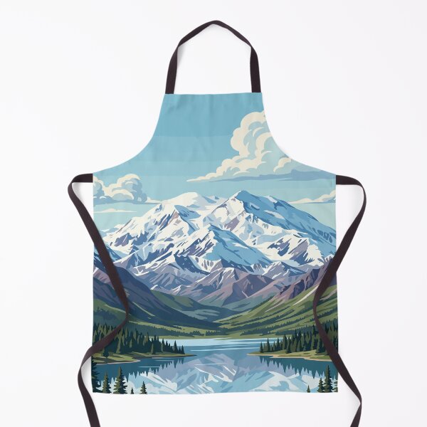 Item preview, Denali National Park USA Travel Vintage designed and sold by RareDeerArt.