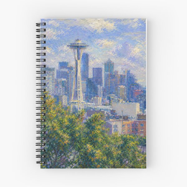 Item preview, Seattle Space Needle impressionist art designed and sold by Steve's Hobbies.
