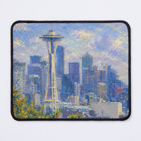 Item preview, Seattle Space Needle impressionist art designed and sold by Steve's Hobbies.
