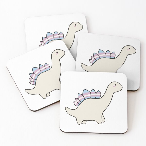 Item preview, Cute Trans Dino designed and sold by CoffeeTechNerd.