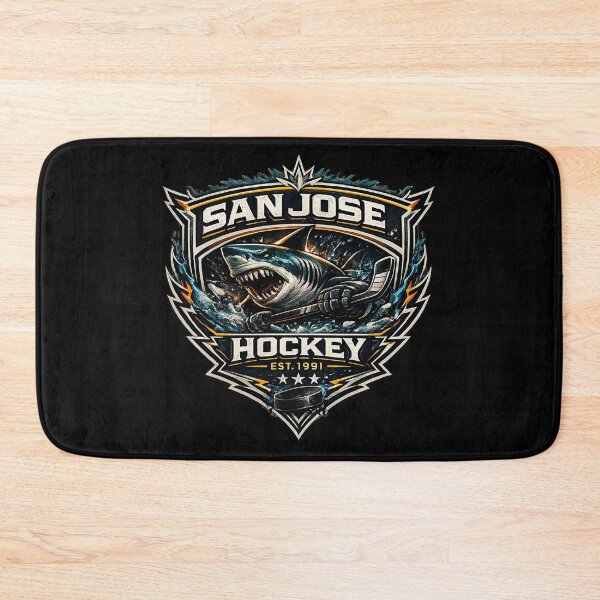 Item preview, San Jose Hockey Shark Crest | Bay Area Hockey Fan Design designed and sold by TKOprintdesigns.