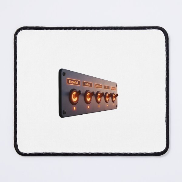 Item preview, Spanish language switcher toggle panel latino rioplatense synthwave retro gift designed and sold by language-des.