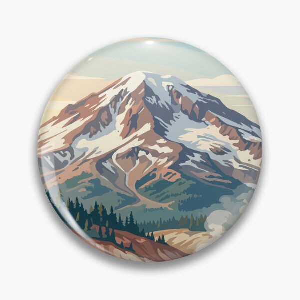 Item preview, Lassen Volcanic National Park USA Travel Vintage designed and sold by RareDeerArt.