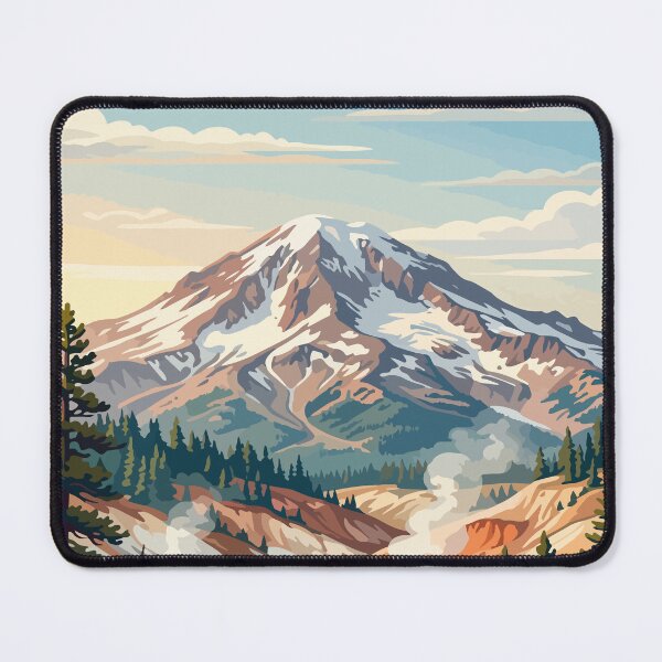 Item preview, Lassen Volcanic National Park USA Travel Vintage designed and sold by RareDeerArt.