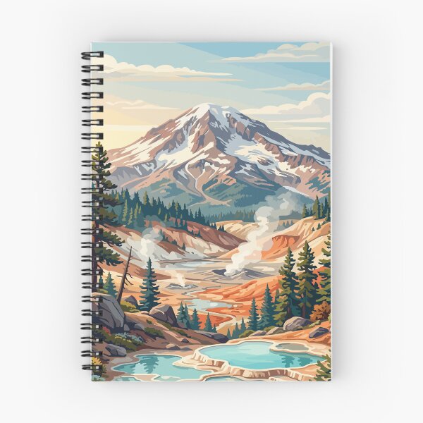 Item preview, Lassen Volcanic National Park USA Travel Vintage designed and sold by RareDeerArt.