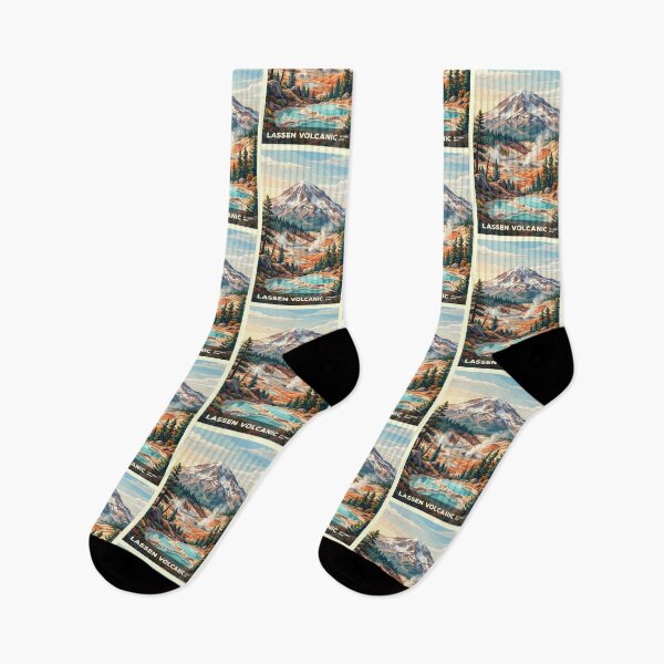Item preview, Lassen Volcanic National Park USA Travel Vintage designed and sold by RareDeerArt.