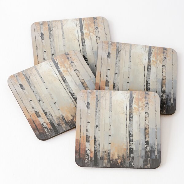 Item preview, Mosaic Birch Trees  designed and sold by WeaveSphere.