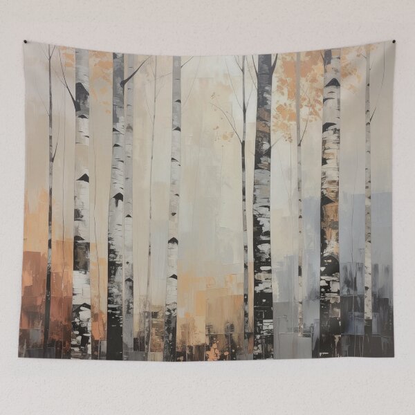 Item preview, Mosaic Birch Trees  designed and sold by WeaveSphere.