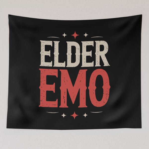 Item preview, Elder Emo Funny Emo Gift for Emo Adults Emo Nostalgia Lover designed and sold by Say It With Ink.
