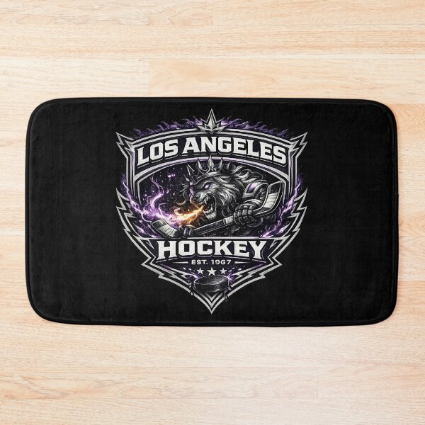 Item preview, Los Angeles Hockey Royal Crest | Ice Hockey Fan Logo designed and sold by TKOprintdesigns.