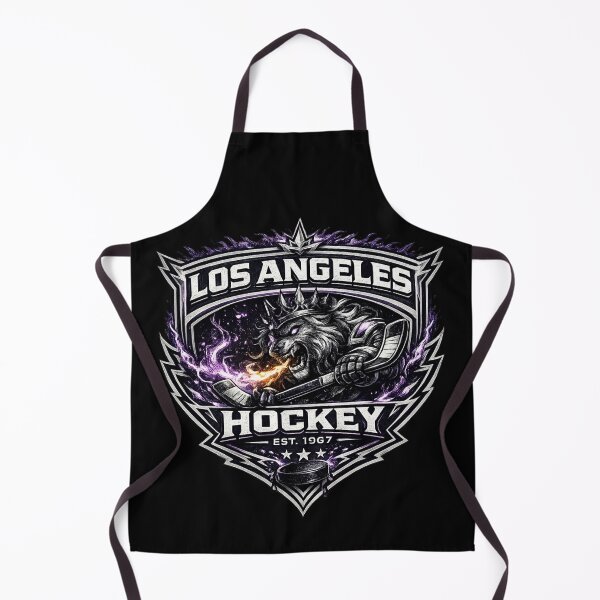 Item preview, Los Angeles Hockey Royal Crest | Ice Hockey Fan Logo designed and sold by TKOprintdesigns.