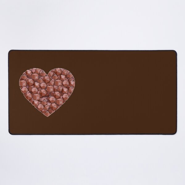 Item preview, Dice Heart - Brown designed and sold by -Solarly-.