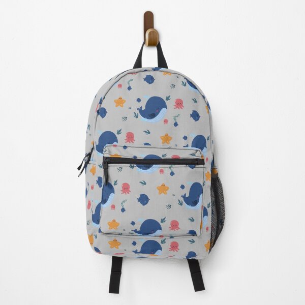 Item preview,  Cute Ocean Friends Pattern – Whales Jellyfish Stars Kids Design designed and sold by 555Design.