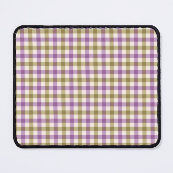 Item preview, Magenta, pale khaki & linen plaid designed and sold by Mint + Midnight.
