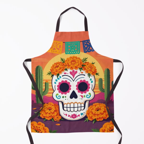Item preview, Floral Sugar Skull Mexican Day of the Dead designed and sold by CREATIVO STUDIO.