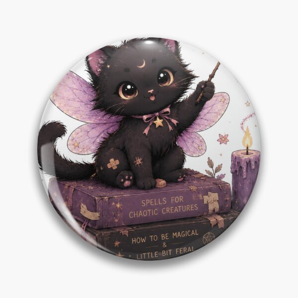 Item preview, Life Is Wild But So Am I Fairy Cat Aesthetic designed and sold by CosmicCutouts.