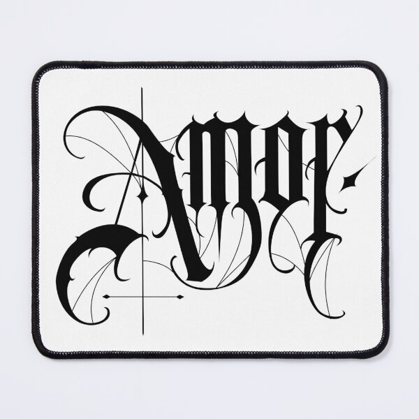 Item preview, Love. Gothic lyrics, love in Spanish. designed and sold by Tribalgothss.