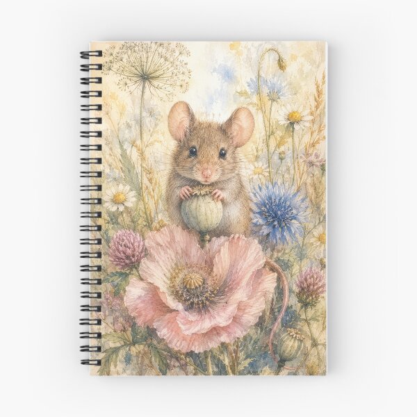 Item preview, The Little Meadow Mouse – Whimsical Botanical Mouse Wall Art for Nursery and Kids Room Decor designed and sold by FunscapeHQ.