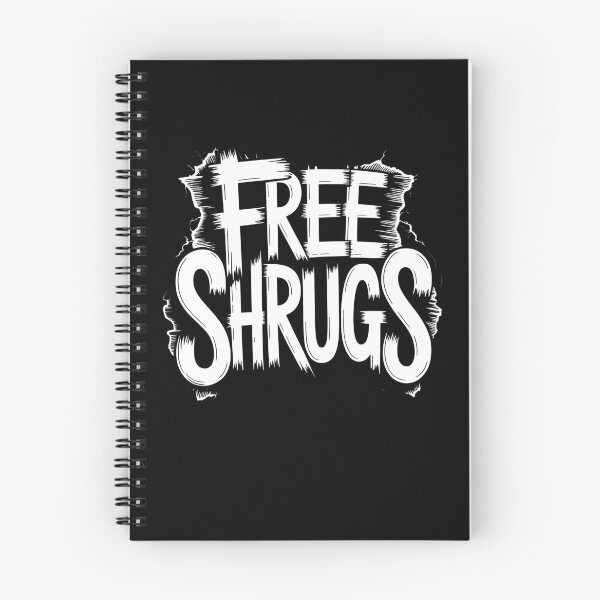 Item preview, Free Shrugs Funny Emo Gift Sarcastic Introvert Emo Humor designed and sold by Say It With Ink.