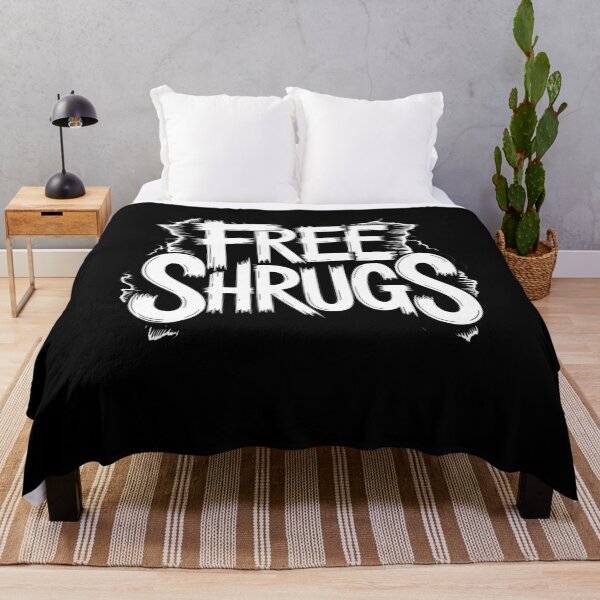 Item preview, Free Shrugs Funny Emo Gift Sarcastic Introvert Emo Humor designed and sold by Say It With Ink.