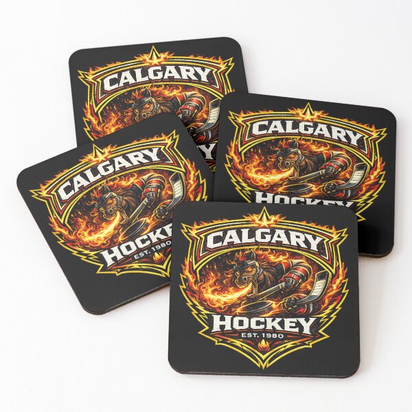 Item preview, Calgary Hockey Fire Horse Crest | Western Hockey Fan Design designed and sold by TKOprintdesigns.