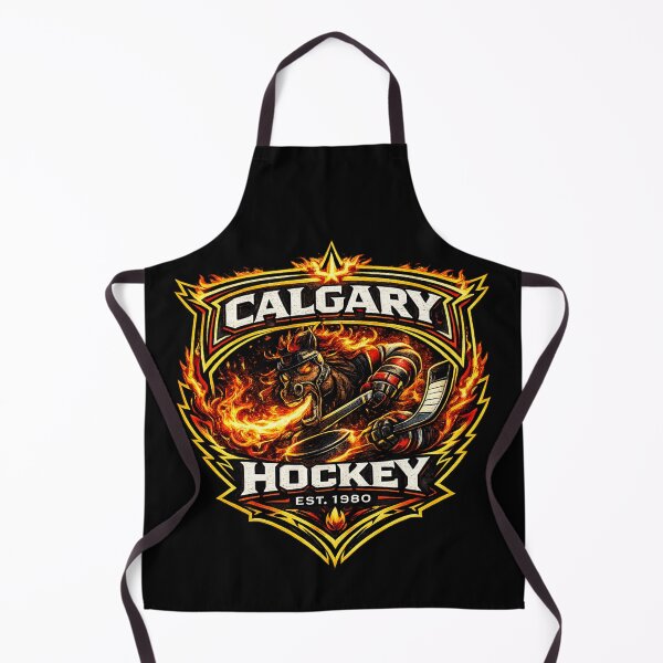 Item preview, Calgary Hockey Fire Horse Crest | Western Hockey Fan Design designed and sold by TKOprintdesigns.