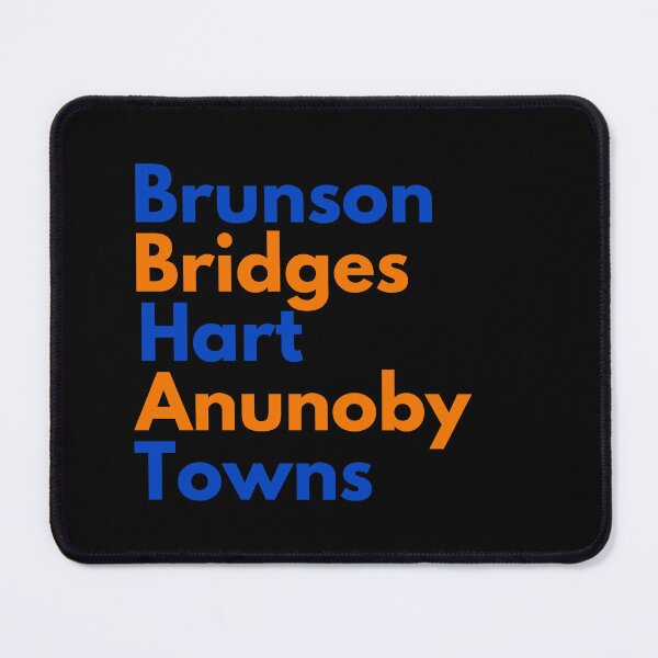 Item preview, New York knick Starting five name basketball designed and sold by PTCartoonArt.