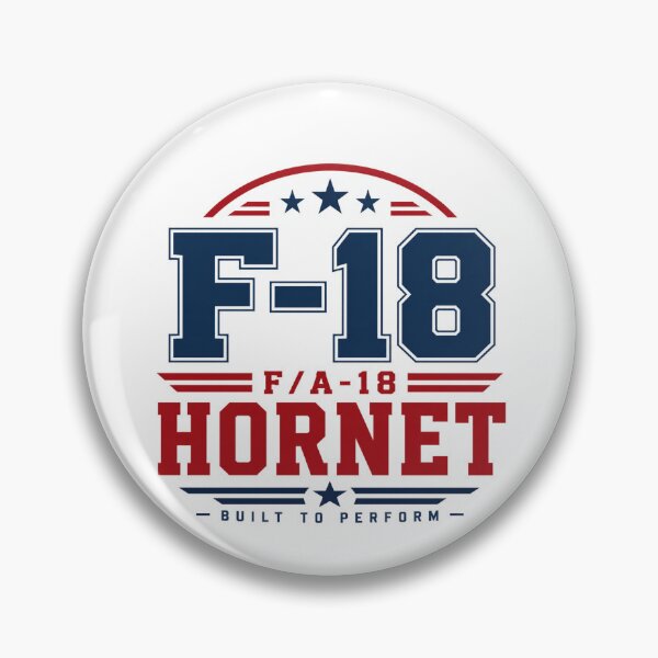 Item preview, F18 Strike Fighter Jet Military Typography Art designed and sold by Combat Skies.