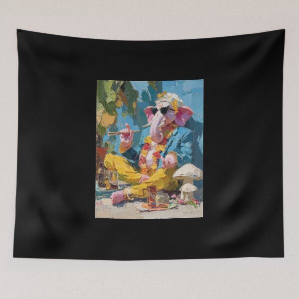 Item preview, The Joyful Moment: Ganesha’s Impressionist Oasis designed and sold by PANNARUK THAILAND.
