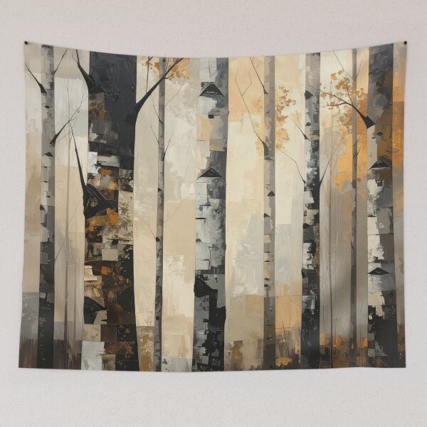 Item preview, Mosaic Birch Trees 2 designed and sold by WeaveSphere.