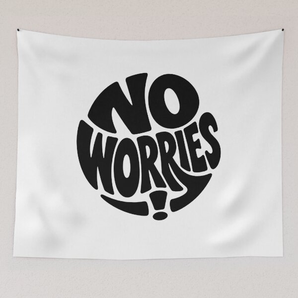 Item preview, No Worries! – Classic Australian Slang Design designed and sold by SLGA-Designs.
