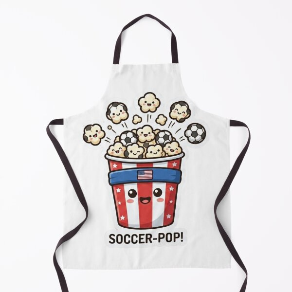 Item preview, Patriotic Soccer Popcorn Fan Graphic designed and sold by M.Store.