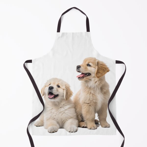 Item preview, Cute Golden Retriever puppies sitting with joyful expressions designed and sold by Art-spree.