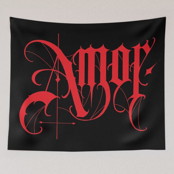 Item preview, Love. Gothic lyrics, love in Spanish. designed and sold by Tribalgothss.