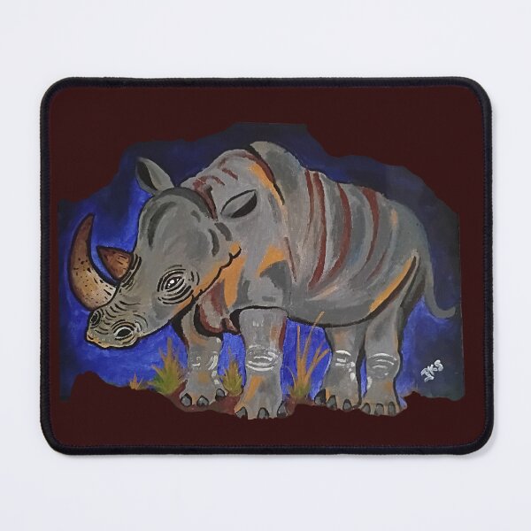 Item preview, rino painting designed and sold by pksart1.