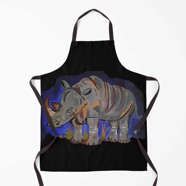 Item preview, rino painting designed and sold by pksart1.
