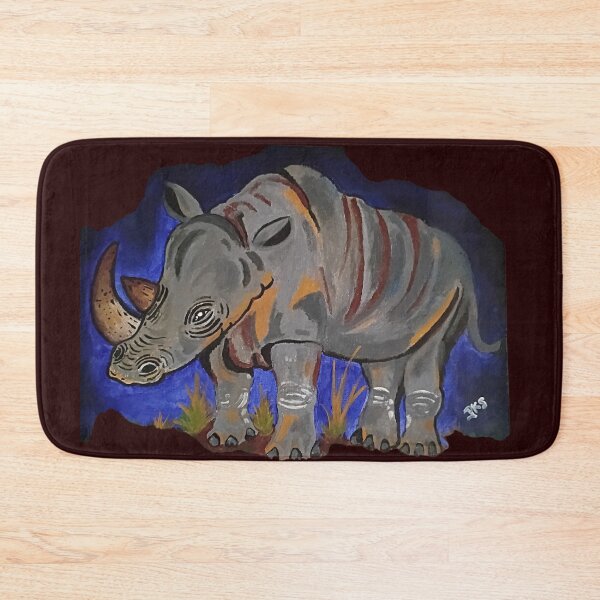 Item preview, rino painting designed and sold by pksart1.