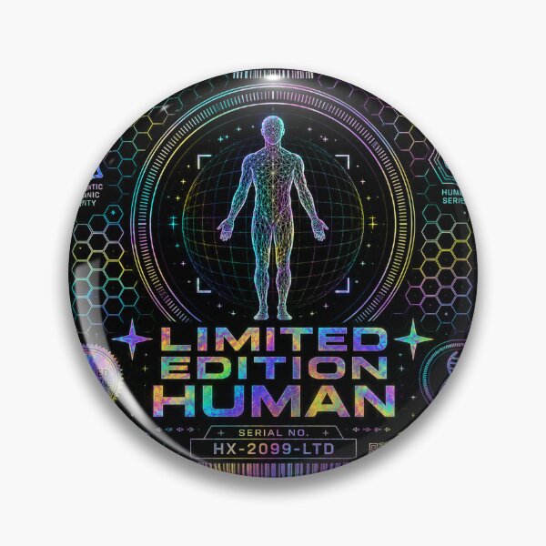 Item preview, Limited Edition Human - A Hologram Authenticity Seal Sticker designed and sold by Extravanganzza.