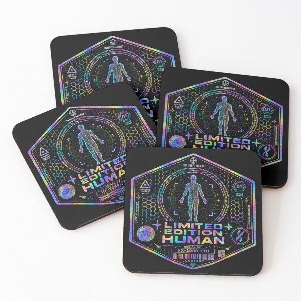 Item preview, Limited Edition Human - A Hologram Authenticity Seal Sticker designed and sold by Extravanganzza.