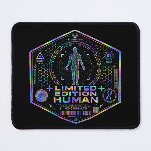 Item preview, Limited Edition Human - A Hologram Authenticity Seal Sticker designed and sold by Extravanganzza.