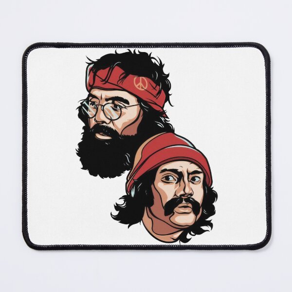 Item preview, Cheech and Chong Retro Comedy Duo Illustrated Portrait designed and sold by Moonpaw-Whimsy.