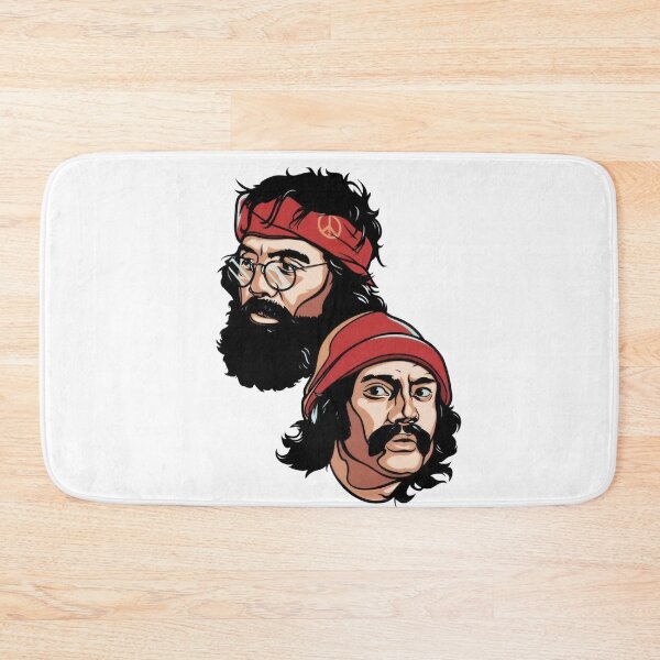 Item preview, Cheech and Chong Retro Comedy Duo Illustrated Portrait designed and sold by Moonpaw-Whimsy.