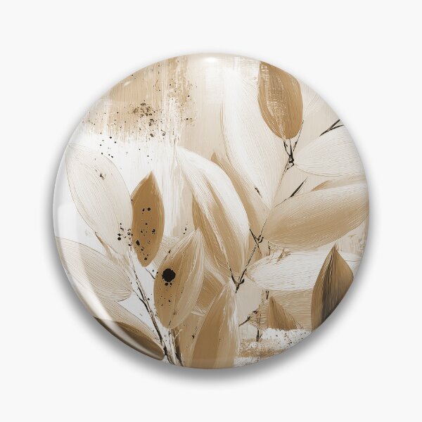 Item preview, Boho Leaves In Earthtones, Mocha Taupe, And Cream designed and sold by DEC02.